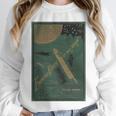 From The Earth To The Moon Book Cover 1874 Premium Unisex Sweatshirt From The Earth To The Moon Book Cover 1874 Premium Unisex Sweatshirt