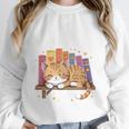 Easily Distracted By Cats And Books Cute Cat Sleeping Girls Unisex Sweatshirt Easily Distracted By Cats And Books Cute Cat Sleeping Girls Unisex Sweatshirt