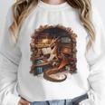 Fantasy Dragon Reading Book Lover Unisex Sweatshirt