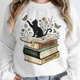 Fantasy Drama Tragedy Cat Book Lover Reading Humor Unisex Sweatshirt Fantasy Drama Tragedy Cat Book Lover Reading Humor Unisex Sweatshirt