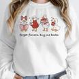 Forget Flowers Buy Me Books Silly-Goose Book Reading Lover Unisex Sweatshirt Forget Flowers Buy Me Books Silly-Goose Book Reading Lover Unisex Sweatshirt