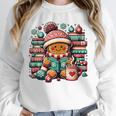 Gingerbread Reading Book Lovers Christmas Bookworm Librarian Premium Unisex Sweatshirt Gingerbread Reading Book Lovers Christmas Bookworm Librarian Premium Unisex Sweatshirt