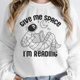 GIVE ME Space I'm Reading Kids Astronaut Book Reader Meme Premium Tri-Blend Unisex Sweatshirt