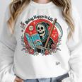 Grim Reaper Reads a Book Unisex Sweatshirt