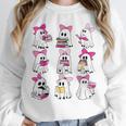 Halloween Pink Ghost Read More Books Spooky Boo Teacher Kids Unisex Sweatshirt Halloween Pink Ghost Read More Books Spooky Boo Teacher Kids Unisex Sweatshirt