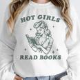 Hot Girls Read Books Bookish Booklover Christmas Unisex Sweatshirt