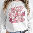 Hot Girls Read Cute Book Lover Reading Club Unisex Sweatshirt