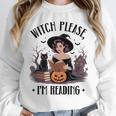 I'm Reading Halloween Witch Book Lover Unisex Sweatshirt