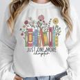Just One More Chapter Book Lovers For Women Unisex Sweatshirt