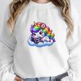 Just One More Chapter Bookish Book Unicorn Reading Book Unisex Sweatshirt