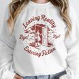 Leaving Reality Entering Fiction Book Lover Unisex Sweatshirt