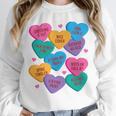 Librarian Shirt Valentines Book Worm Reading Tshirt Premium Tri-Blend Unisex Sweatshirt
