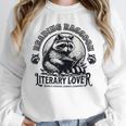 Literary Lover Reading Raccoon Books Premium Unisex Sweatshirt Literary Lover Reading Raccoon Books Premium Unisex Sweatshirt