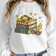 Mardi Gras Book Lover Reading Reader Men Women Kids Unisex Sweatshirt
