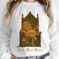 Medieval Cat Sarcastic Queen Lazy King Introvert Kitty Unisex Sweatshirt Medieval Cat Sarcastic Queen Lazy King Introvert Kitty Unisex Sweatshirt