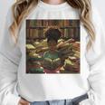 Melanin Afro Women Educated Reading Book History Girls Unisex Sweatshirt Melanin Afro Women Educated Reading Book History Girls Unisex Sweatshirt