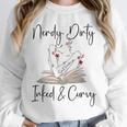 Nerdy Dirty Inked & Curvy ShirtSmutty Book TeesSmut Reader Unisex Sweatshirt