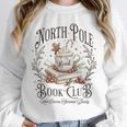 North Pole Book Club Christmas Xmas Hot Cocoa Bookish Unisex Sweatshirt North Pole Book Club Christmas Xmas Hot Cocoa Bookish Unisex Sweatshirt