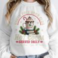 North Pole Book Club Hot Cocoa Librarians Bookish Christmas Unisex Sweatshirt