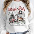 North Pole Book Club Book Lover Bookish Bookworm Christmas Unisex Sweatshirt