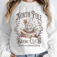 North Pole Readers Club Bookish Xmas Santa Book Reading Unisex Sweatshirt North Pole Readers Club Bookish Xmas Santa Book Reading Unisex Sweatshirt