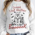 Oops I Got Another Book Boo Ghost Read Book Unisex Sweatshirt