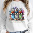 Racoons Trash Reader Book Lover Romantic Novels Premium Unisex Sweatshirt