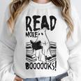 Read More Books Ghost Halloween Reading Teacher Literacy Unisex Sweatshirt Read More Books Ghost Halloween Reading Teacher Literacy Unisex Sweatshirt