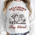Read Books Be Kind Stay Weird Bookish Cowboy Reading Raccoon Unisex Sweatshirt Read Books Be Kind Stay Weird Bookish Cowboy Reading Raccoon Unisex Sweatshirt