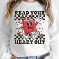 Read Your Heart Out Teacher Valentines Book Lover Unisex Sweatshirt Read Your Heart Out Teacher Valentines Book Lover Unisex Sweatshirt