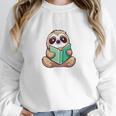 I Read Past My Bedtime Reading Sloth Book Lover Unisex Sweatshirt
