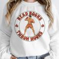 Reading Book Lover Boxer Boxing Lover Read Books Throw Hooks Unisex Sweatshirt
