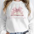 Reading Books Mom Mothers Day Coquette Pink Bow Book Lovers Unisex Sweatshirt Reading Books Mom Mothers Day Coquette Pink Bow Book Lovers Unisex Sweatshirt