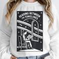 Reading Between The Timelines Time Travel Books Unisex Sweatshirt Reading Between The Timelines Time Travel Books Unisex Sweatshirt