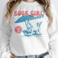 Retro Book Girl Summer Beach Vacation For Book Lover Unisex Sweatshirt Retro Book Girl Summer Beach Vacation For Book Lover Unisex Sweatshirt