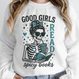 Romance Reader Good Girls Read Spicy Books Halloween Costume Unisex Sweatshirt Romance Reader Good Girls Read Spicy Books Halloween Costume Unisex Sweatshirt