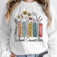 School Counselor Wildflower Book School Counseling Life Unisex Sweatshirt School Counselor Wildflower Book School Counseling Life Unisex Sweatshirt