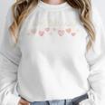 School Librarian Valentines Day Daisy Library Book Lover Unisex Sweatshirt