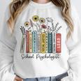 School Psychologist Book Psychology Teacher Appreciation Unisex Sweatshirt