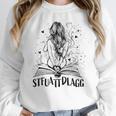 Sexy STFUATTDLAGG Hot Woman Reading Spicy Good Book Love Unisex Sweatshirt