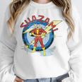 Shazam Comic Book Art Heroic Portrait Vintage Unisex Sweatshirt
