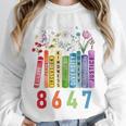 Subtle Floral Foxglove Daisy Tulip Book Lover Unisex Sweatshirt Subtle Floral Foxglove Daisy Tulip Book Lover Unisex Sweatshirt