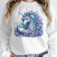 Unicorn Reading For Book Lovers Readers Unisex Sweatshirt