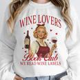 Valentine’s Day Wine Lovers Book Club We Read Wine Labels Unisex Sweatshirt Valentine’s Day Wine Lovers Book Club We Read Wine Labels Unisex Sweatshirt