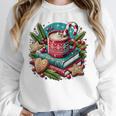 Vintage Cozy Winter Hot Cocoa Books Gingerbread Book Lovers Unisex Sweatshirt Vintage Cozy Winter Hot Cocoa Books Gingerbread Book Lovers Unisex Sweatshirt
