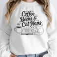 Vintage Retro Coffee Books & Cat Naps Unisex Sweatshirt Vintage Retro Coffee Books & Cat Naps Unisex Sweatshirt