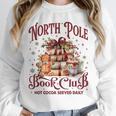 Vintage Retro North Pole Book Club Hot Cocoa Unisex Sweatshirt Vintage Retro North Pole Book Club Hot Cocoa Unisex Sweatshirt