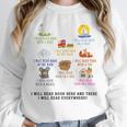 I Will Read Books On A Boat And Everywhere Reading Teachers Unisex Sweatshirt I Will Read Books On A Boat And Everywhere Reading Teachers Unisex Sweatshirt