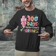 100th Day Of School Teacher Women Floral Books Unisex Sweatshirt 100th Day Of School Teacher Women Floral Books Unisex Sweatshirt