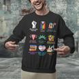Ally Anti Trump Liberal BLM Love Is Love Banned Books Icons Unisex Sweatshirt